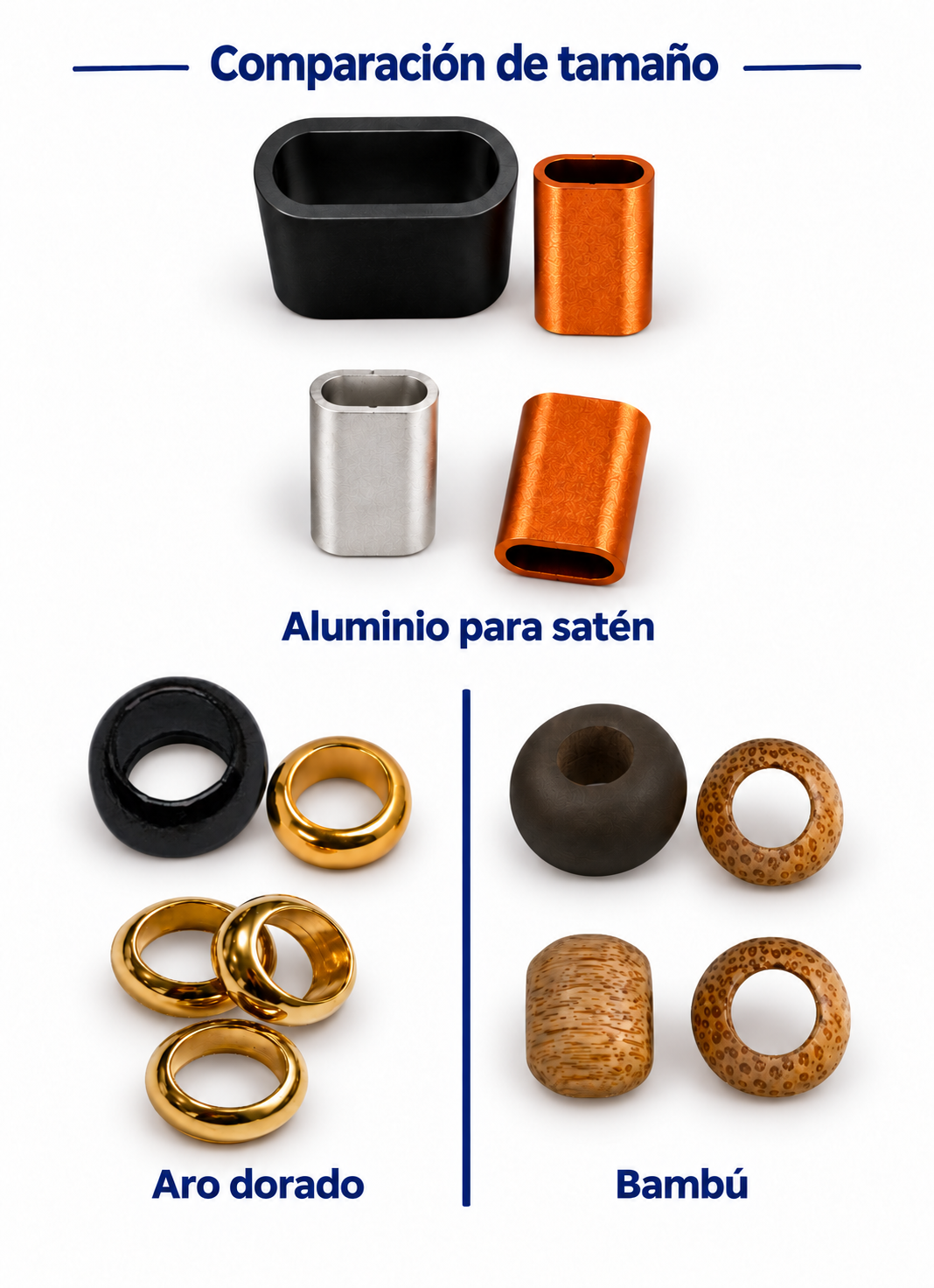 Nuevos cierres transferibles para pulseras de satén